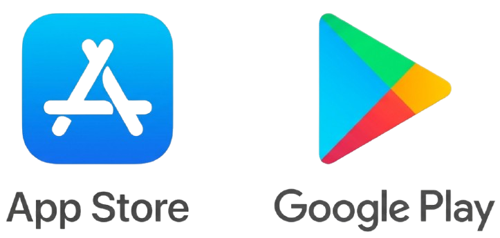 Logo App Store et Play Store